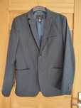 Granatowa marynarka H&M 50 slim fit