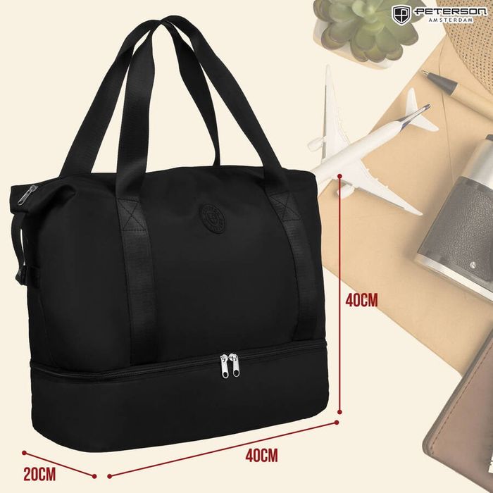 torba podróżna z wytrzymałego poliestru - peterson