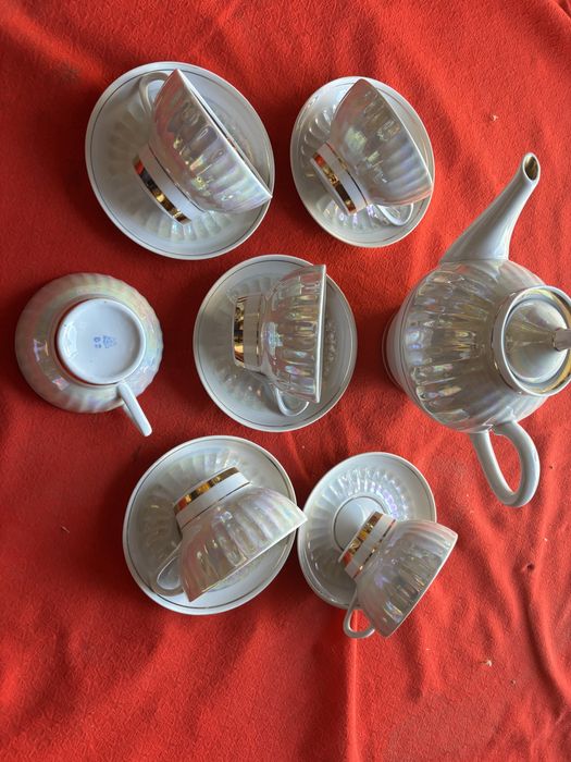 Сервіз чайний дружковка лфз дулево сервиз посуд ссср