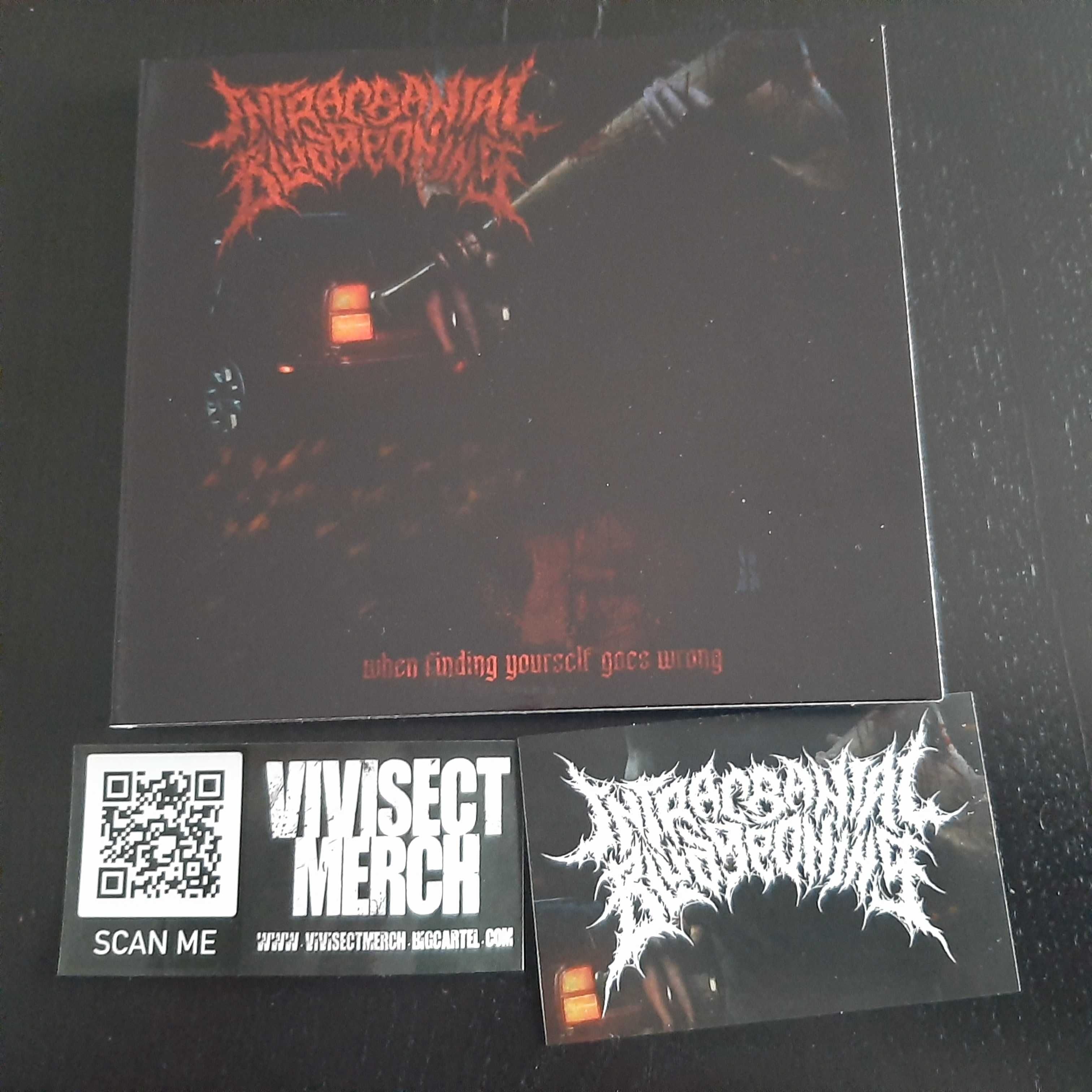 INTRACRANIAL BLUDGEONING "When Finding..." CD 2022 brutal death metal