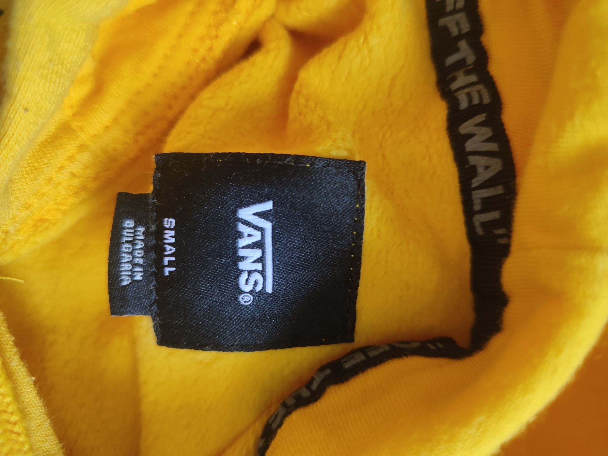 Bluza VANS - żółta ,rozmiar większy niż na metce