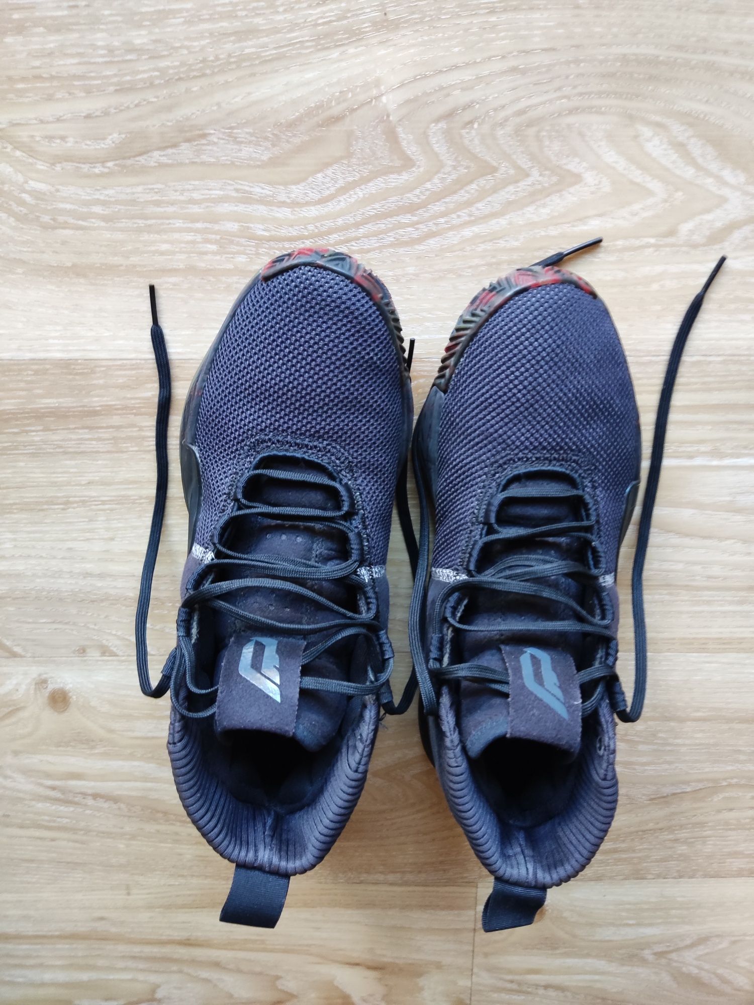 Sapatilhas de basquetebol Adidas Dame 5 People's Champ usadas