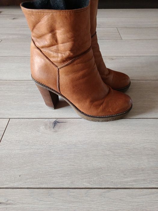 Kozaczki skórzane 39