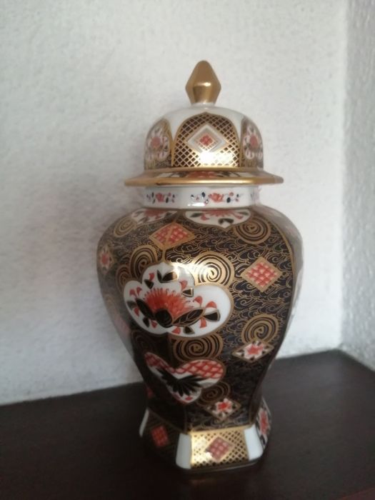 Pote Jarro Porcelana Original Japonesa Shimabara Antiguidade Antiquári