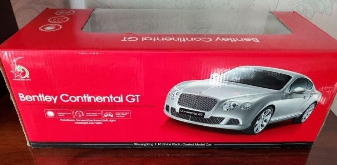 Машина на радиоуправлении/Bentley Continental GT/1:16/Новая/