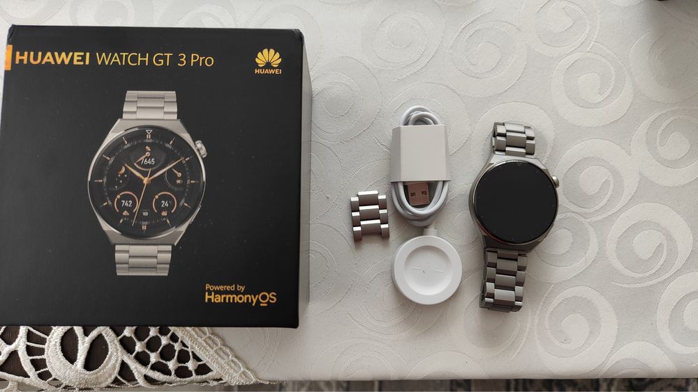 Smartwatch HUAWEI Watch GT 3 Pro Elite 46mm Srebrny gwarancja