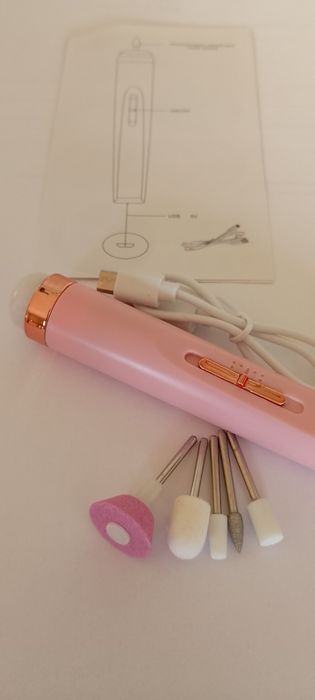 Frezarka szlifierka do paznokci USB + 5 frezow