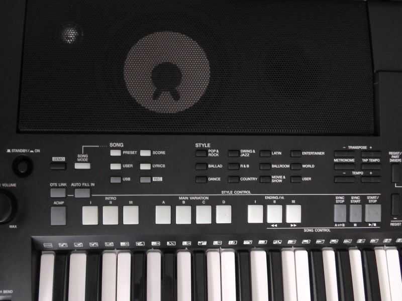 Yamaha PSR-S550 USB LCD keyboard instrument klawiszowy