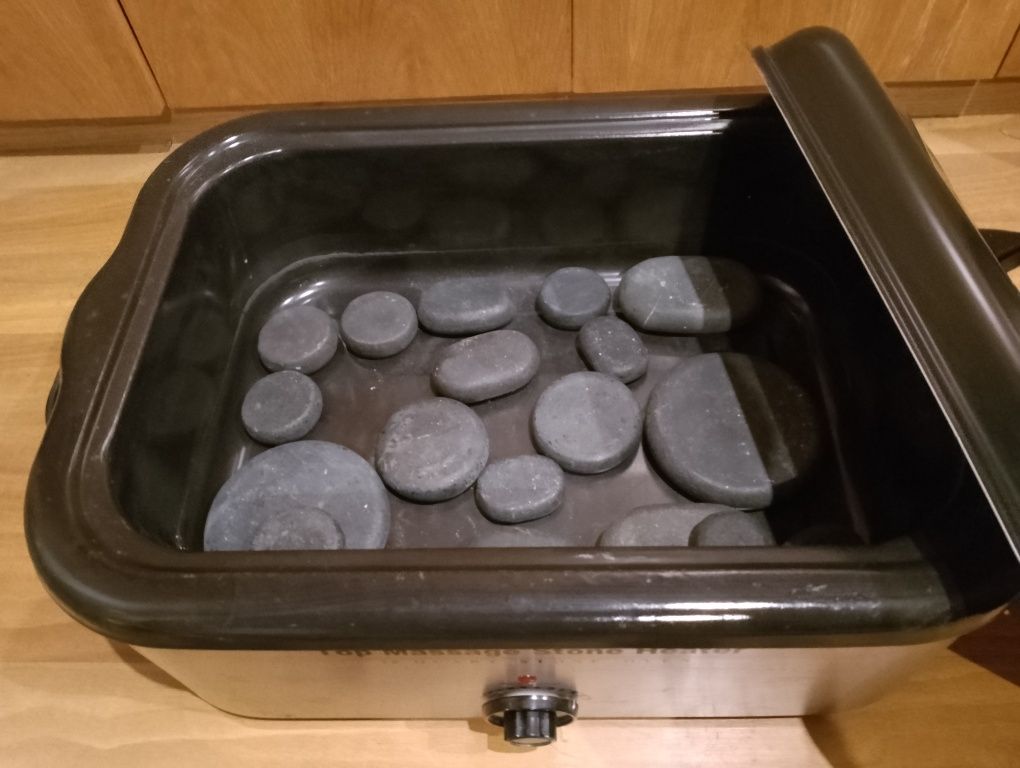 Panela / forno para aquecimento de pedras de massagem