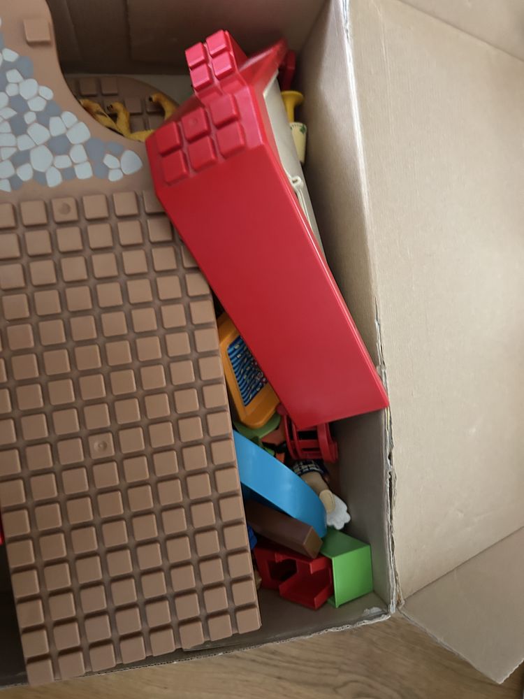 Playmobil 70129 1.2.3 Domek Wielokolorowy+ 6962 Przenośne Gospodarstwo