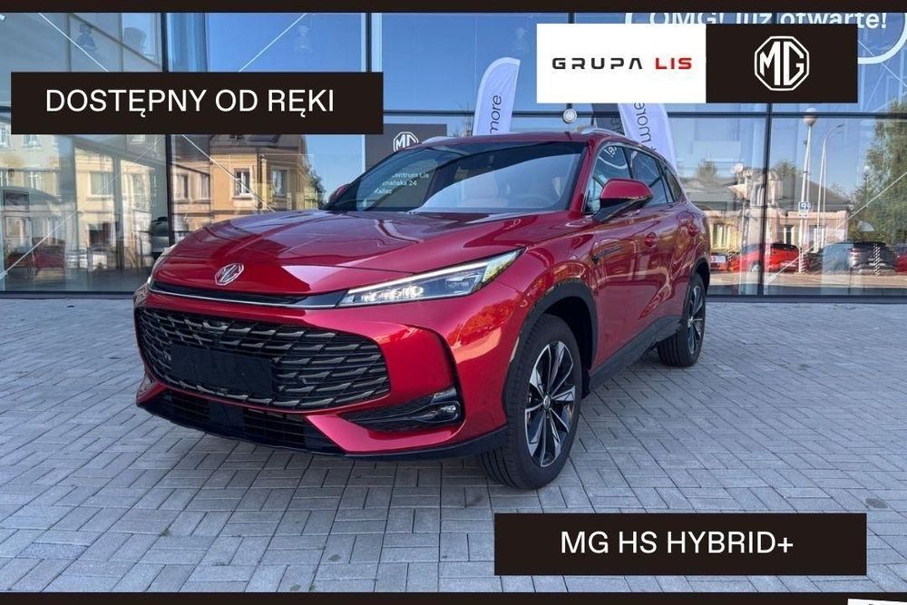 MG HS hybrid+,224KM, excite, od ręki, leasing 101%, 50/50, kolor w cenie!