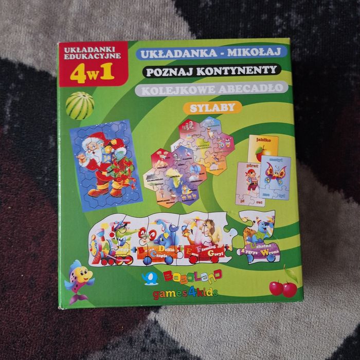 Puzzle 4 w 1, kompletne