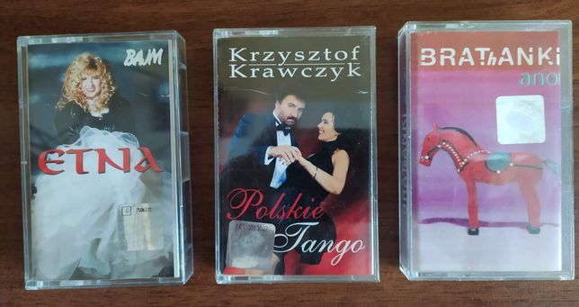 Zestaw 3 kaset polskich zespołów