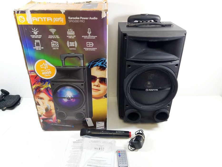 Głośnik Przenośny BT Manta SPK5000 Pro Loombard Nidzica