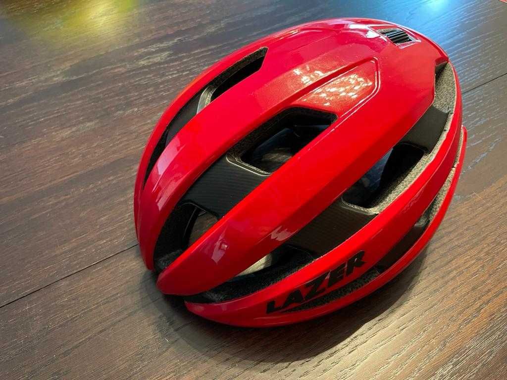 Kask rowerowy LAZER Sphere MIPS rozmiar L + osłona AERO I super stan