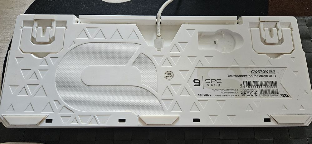 Klawiatura mechaniczna SPC Gear GK630K Onyx White Tournament