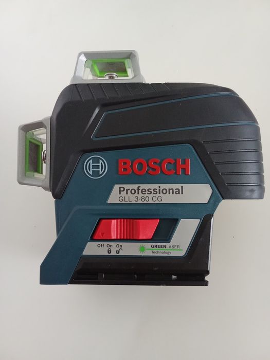 Bosch gll 3-80 CG laser krzyżowy liniowy zielony laser