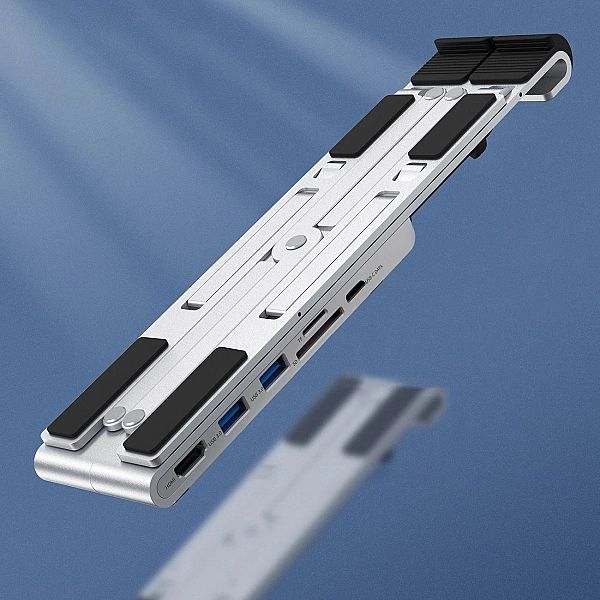 Choetech podstawka stacja wielofunkcyjna 7w1 do laptopa PD/USB-C HDMI(