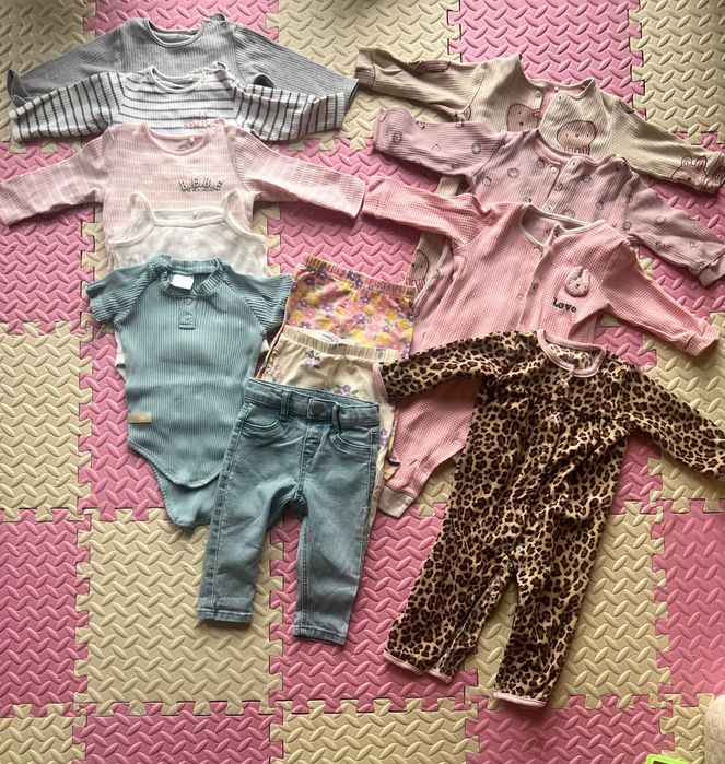 Ubranka na dziewczynkę 68-74 cm