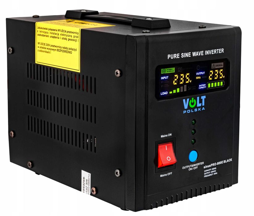 Інвертор Vold Polska 800W ДЖБ ИБП Преобразователь. Инвертор Для котла