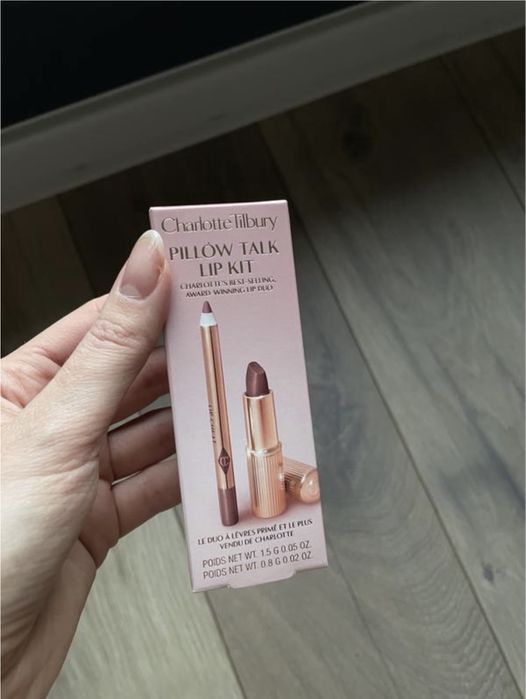 Помада і олівець Charlotte Tilbury Pillow Talk Lip Kit, набір шарлотта