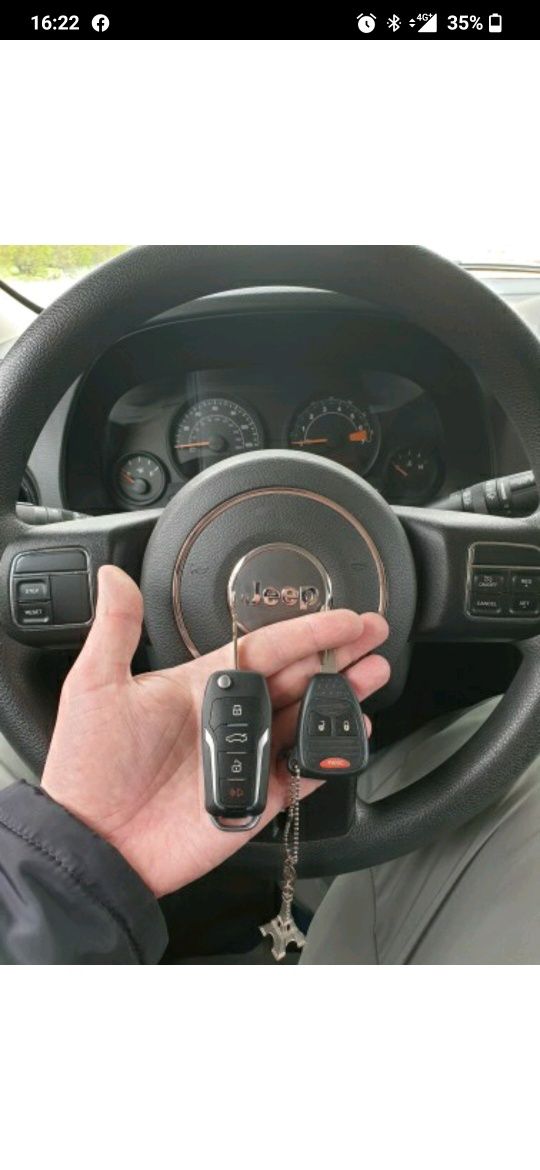 Дублікат Ключа для ford, toyota, mazda,Hyundai, honda, jeep, Renau ...