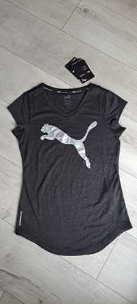 Puma Hearther Cat Tee bluzka koszulka T Shirt treningowa funkcyjna XS