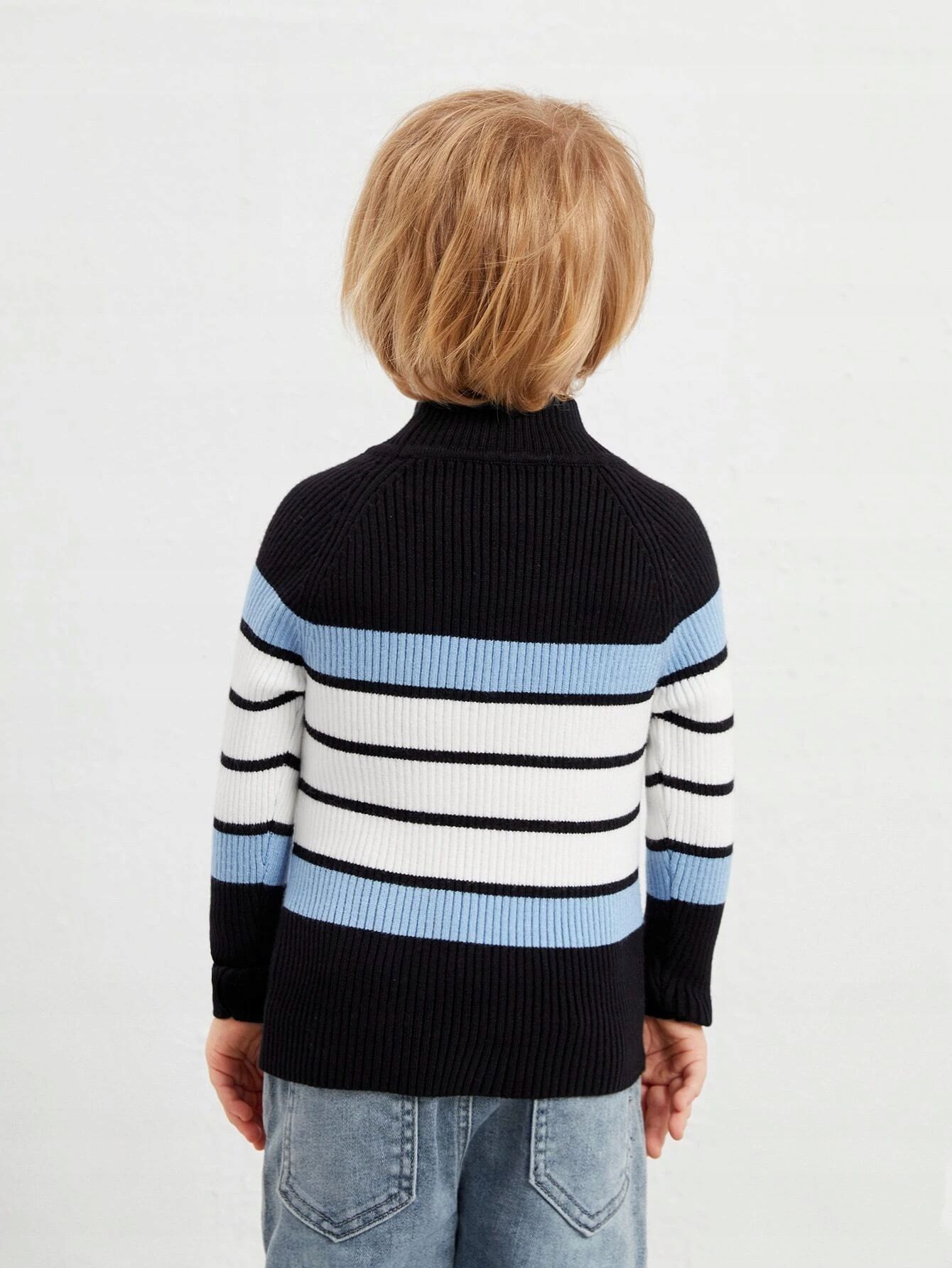 Shein Kids Sweter Chłopięcy W Paski 104 4Lata