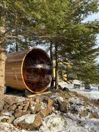 Sauna ogrodowa okrągła i kwadratowa producent
