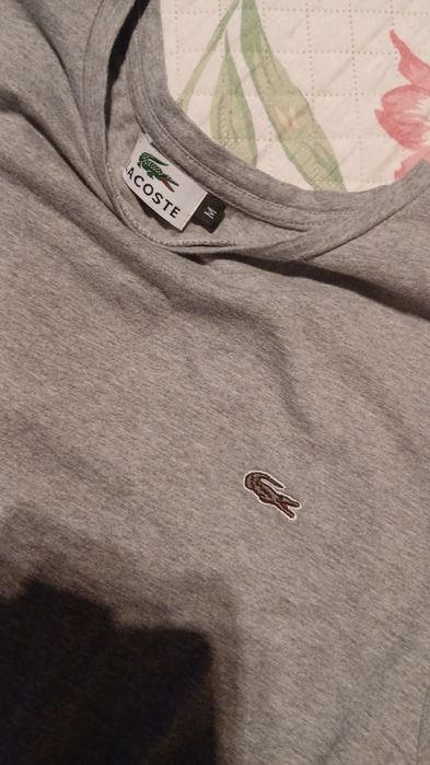T-shirt cinzento da Lacoste