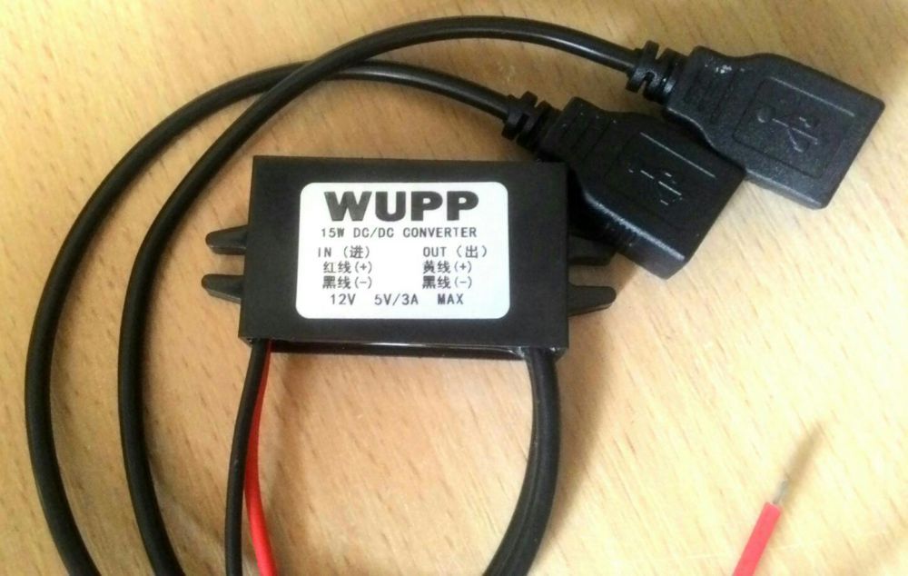 USB зарядка для подключения к аккумулятору или бортовой сети авто мото