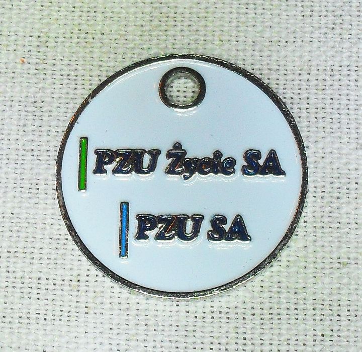 Brelok odznaka plakietka zawieszka PZU ŻYCIE S.A