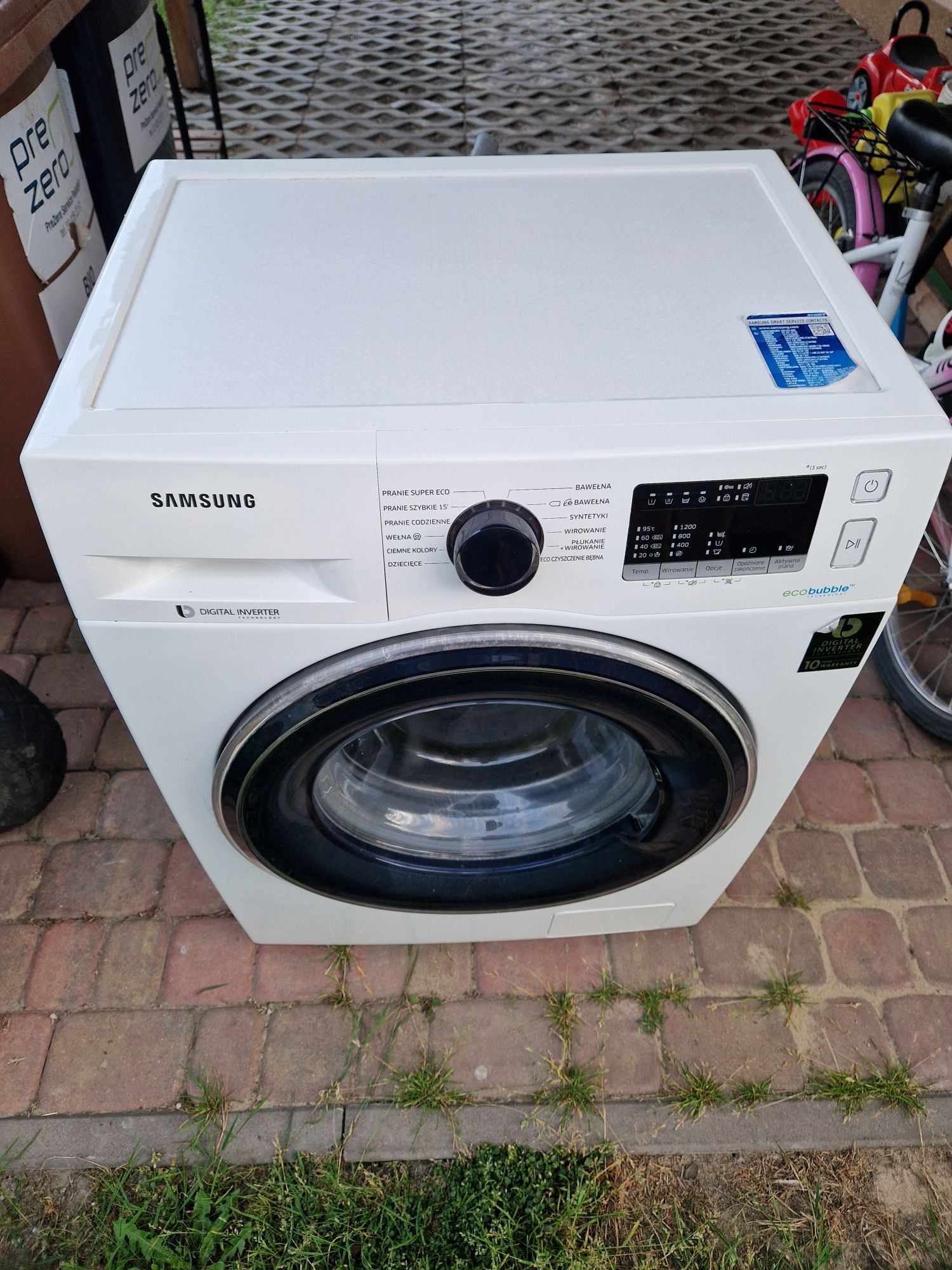Pralka samsung ecobubble uszkodzona