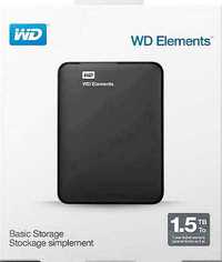 Внешний диск WD 1,5 Tb USB 3.0 (Новый, запечатан)