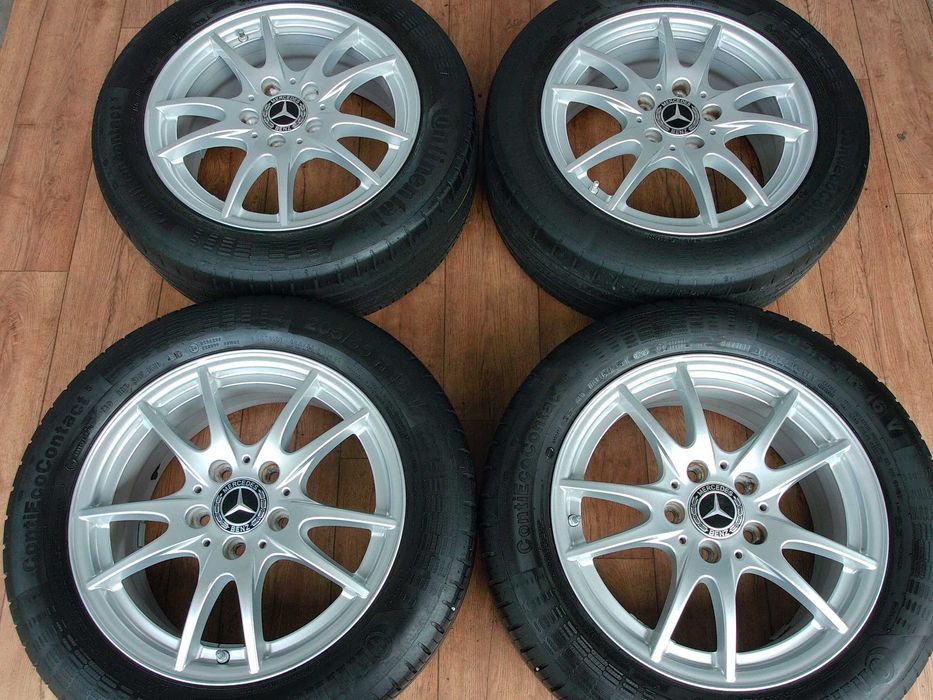 Felgi Mercedes A B C CLA VW Skoda 16 5x112 ET49 czujniki!