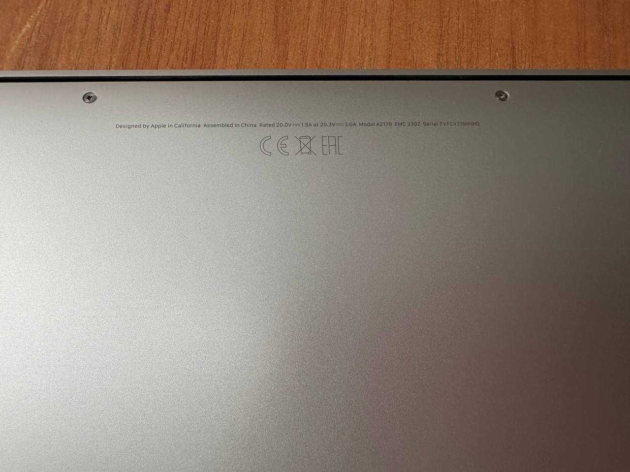 Ноутбук MacBook Air 2020 Intel Core i3