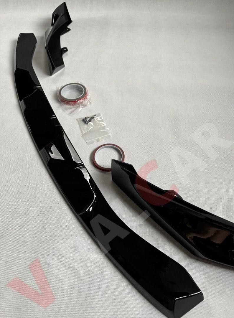 Dokładka Zderzaka Splitter BMW G80 M3 G82 G83 M4 Czarny Połysk
