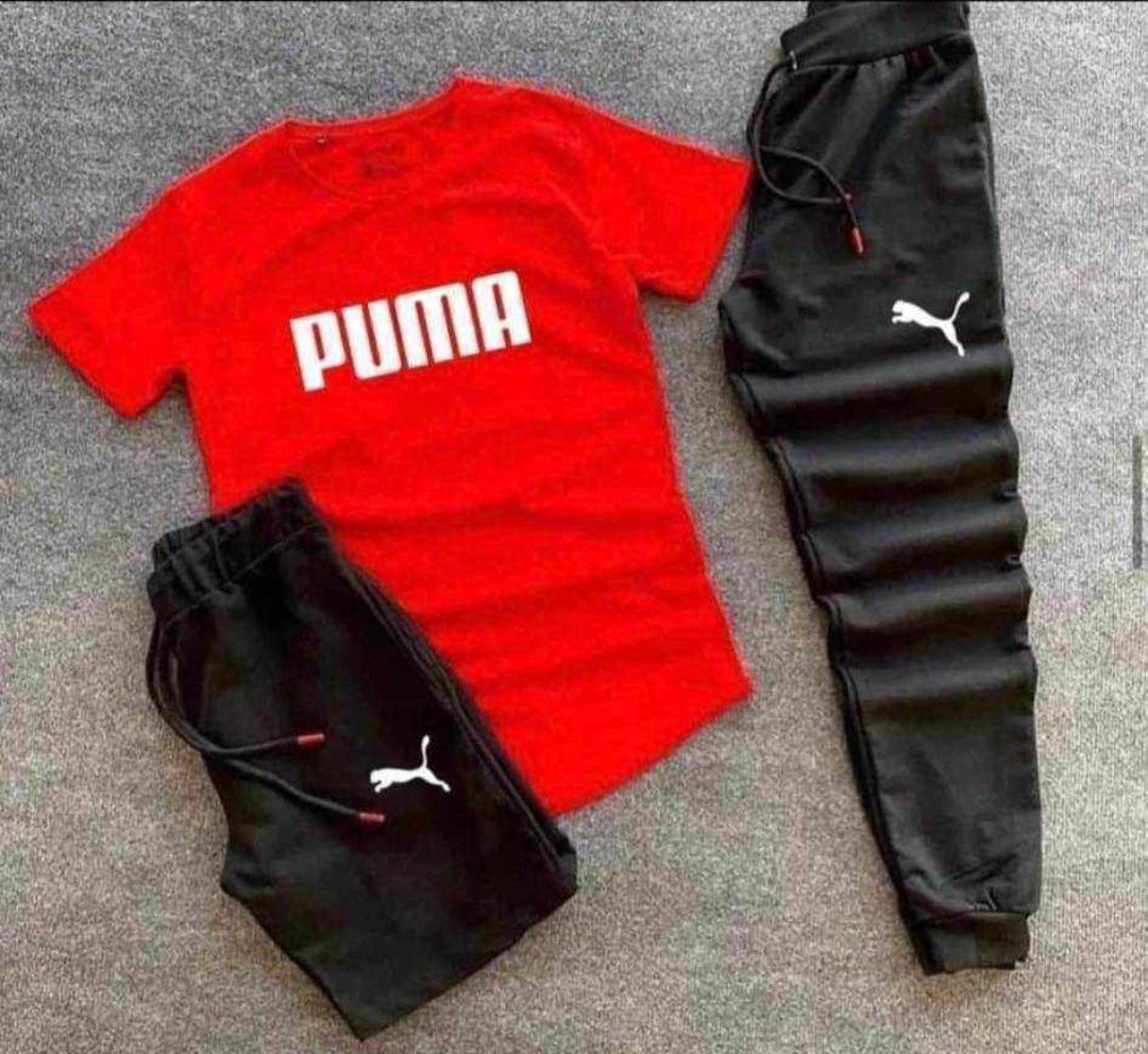 Zestaw Nike, Puma, Adidas - koszulka + spodnie dresowe + spodenki
