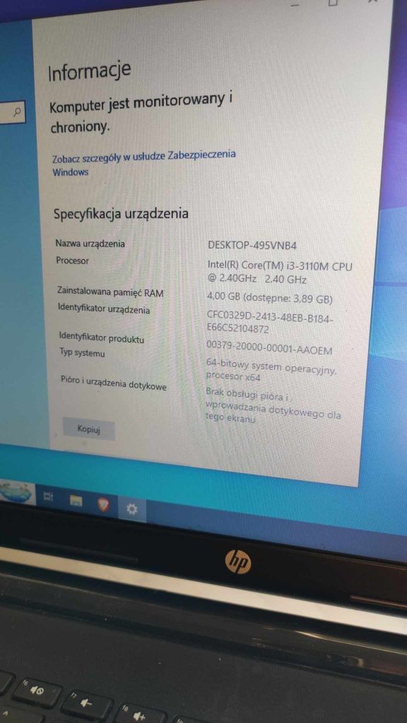 Laptop HP 250 G4 120ssd 4gb ram