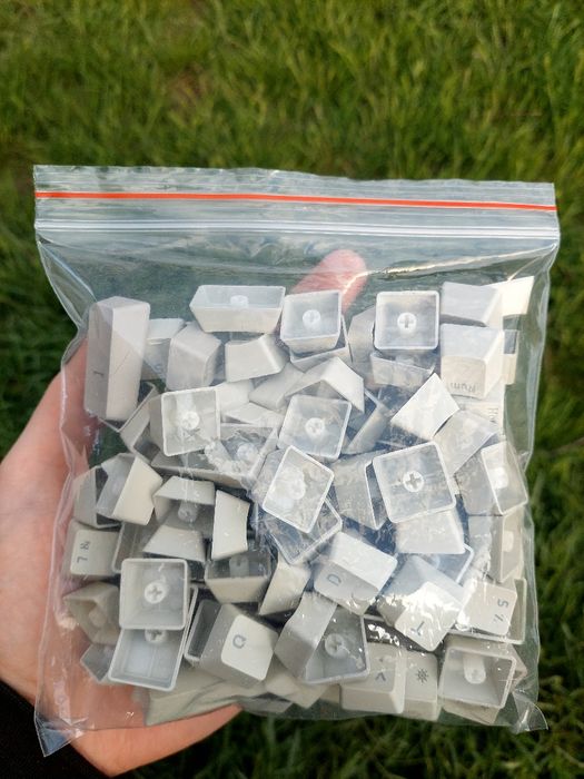 Ajazz ABS Double Shot Keycaps сет із 99 кейкапів