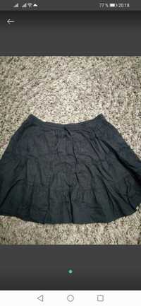 Лёгкая юбка чёрного цвета