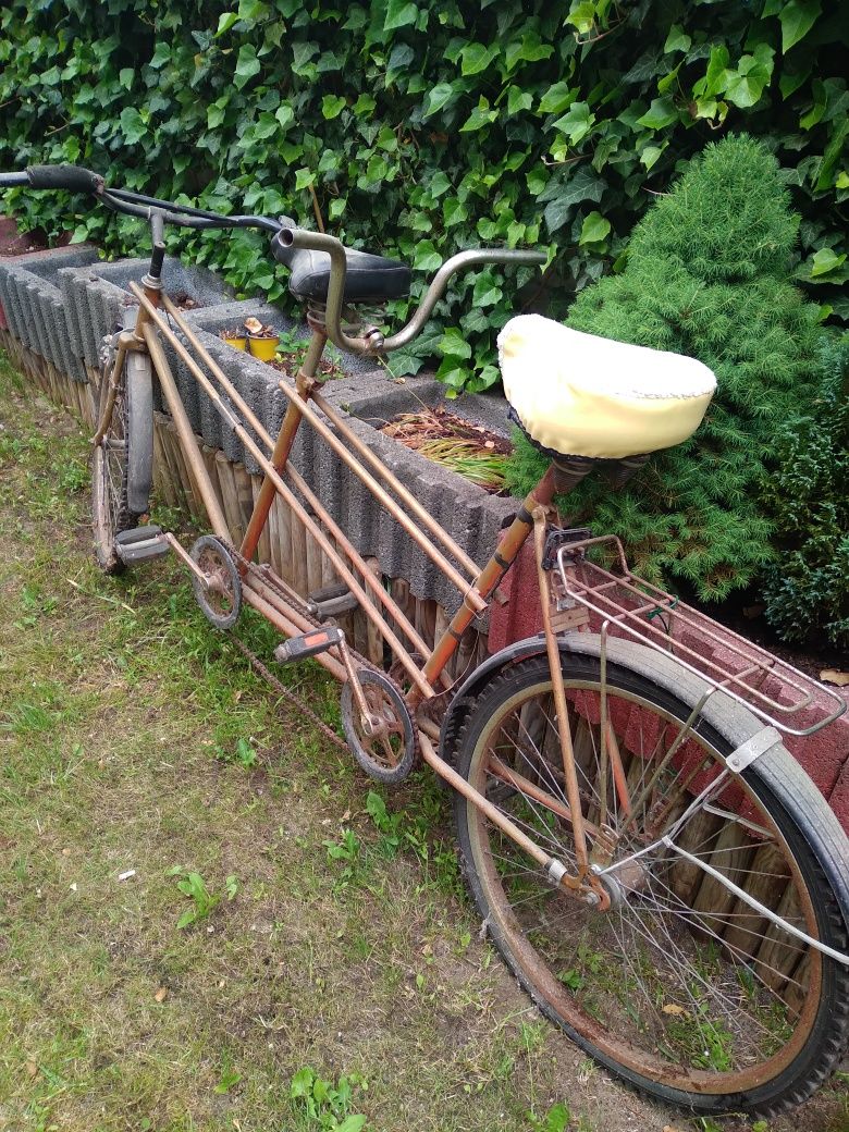 Cześć roweru tandem rama