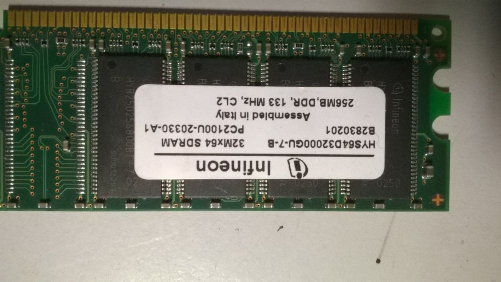 Memória RAM 256 mb