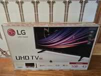 Smart TV LG 43UH61 a funcionar