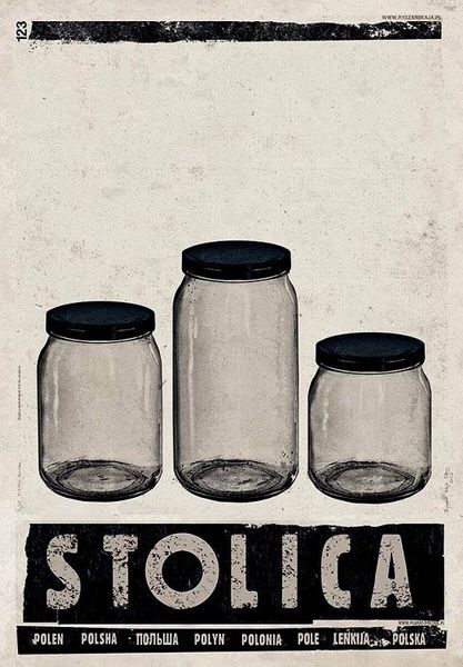 Plakaty Stolica Słoiki Polska Szkoła Plakaty 98x68 Słoiki