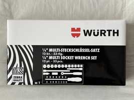 Wurth Zestaw Kluczy Nasadowych 1/4” Multi !!! Nowe  !!!