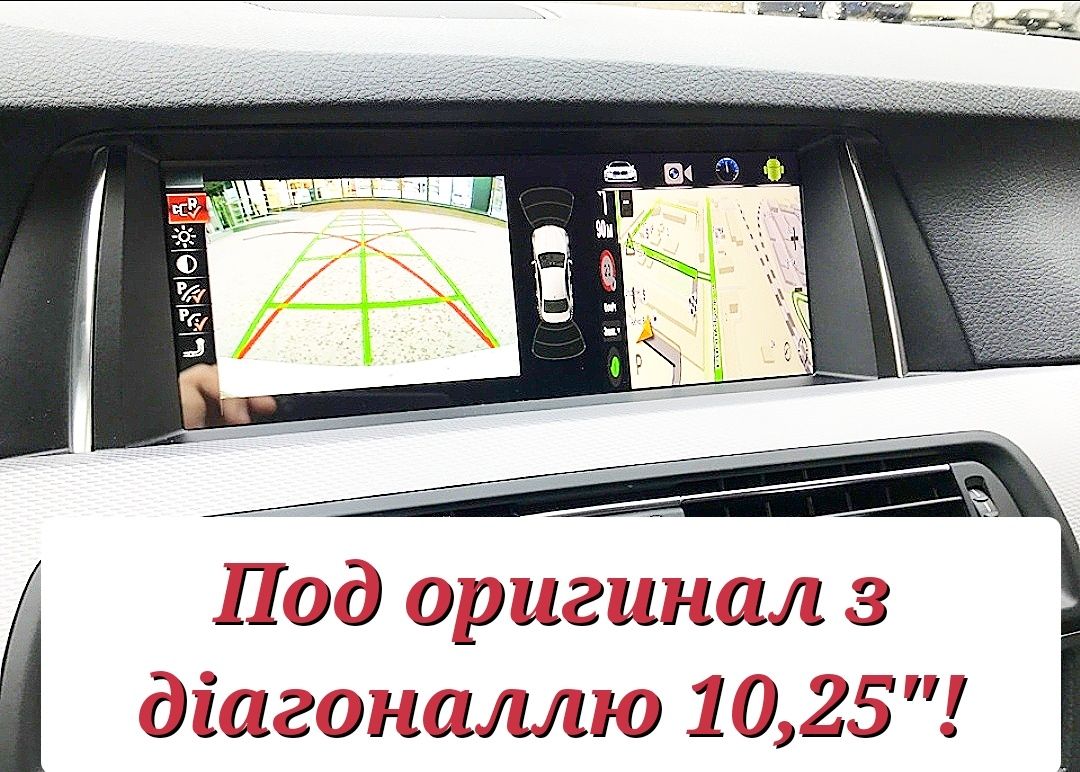 Магнитола Android BMW 5, F10, F11, Carplay, Bluetooth, GPS, 4G-LTE