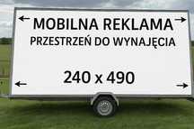 Przyczepa reklamowa - mobilna reklama