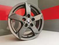 Alufelgi 15''5X100 SKODA Audi VW Grafitowe Felgi