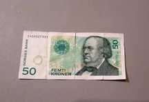 Banknot korona norweska 50